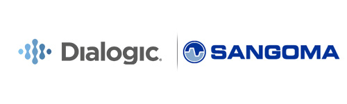 Sangoma and Dialogic logos
